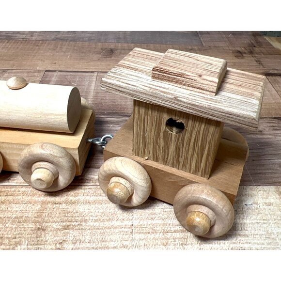 LWG Handcrafted Wooden Train Set - Picture 3 of 6